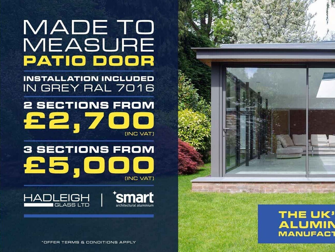 Hadleigh Glass Doors Promo patio
